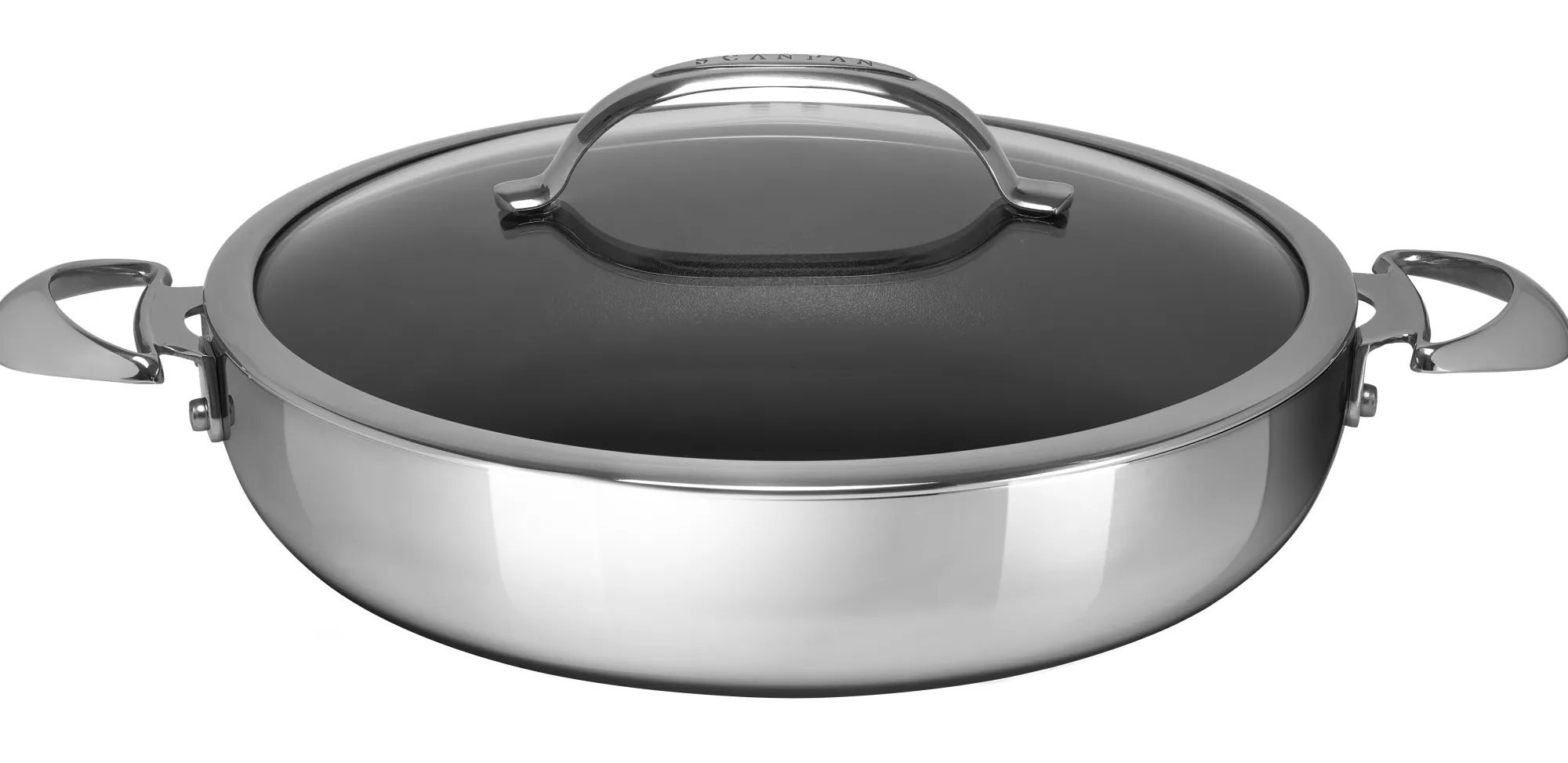 SCANPAN Schmorpfannen|Spezialpfannen>32 cm Chefpfanne mit Deckel - HaptIQ