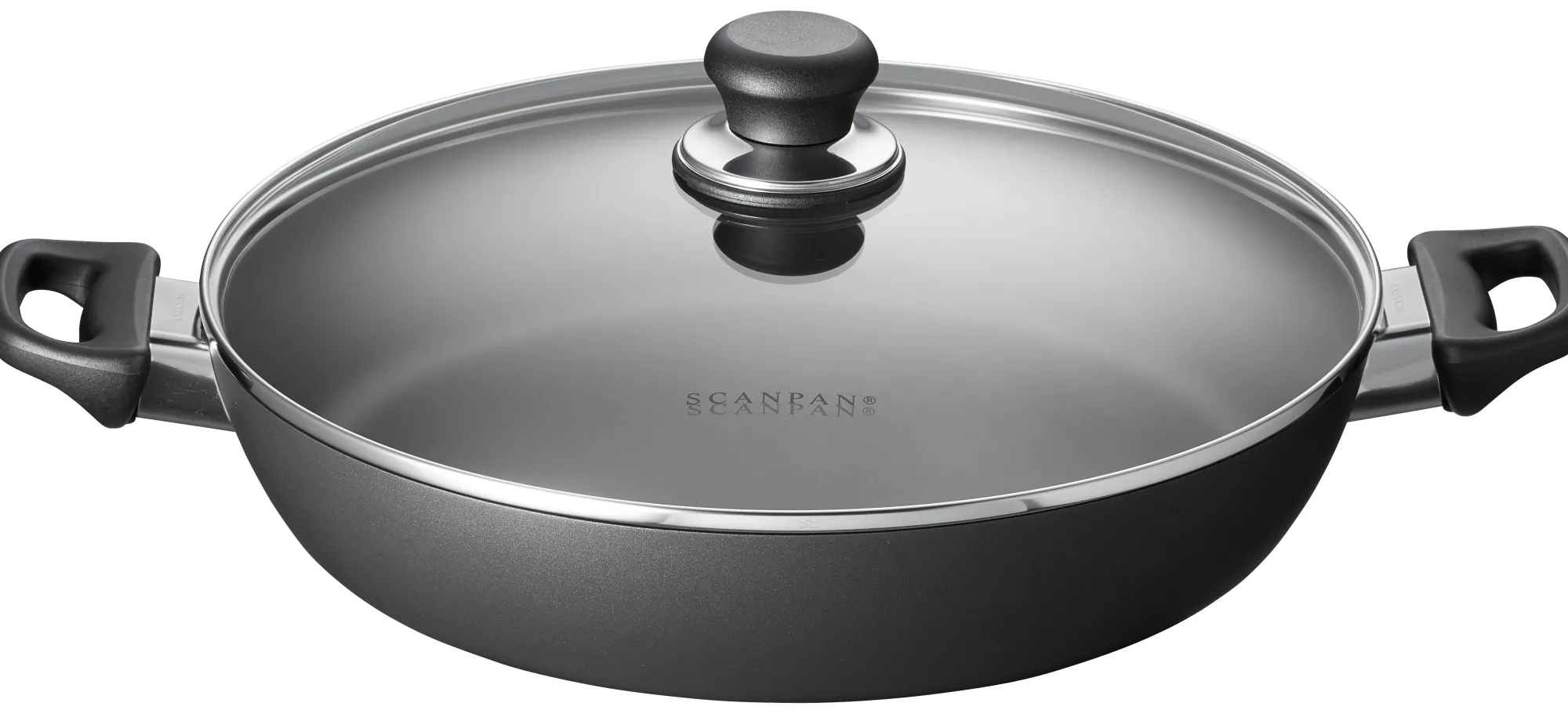 SCANPAN Spezialpfannen|Spezialtöpfe>32 cm/4,0 L Chefpfanne mit Deckel - Classic