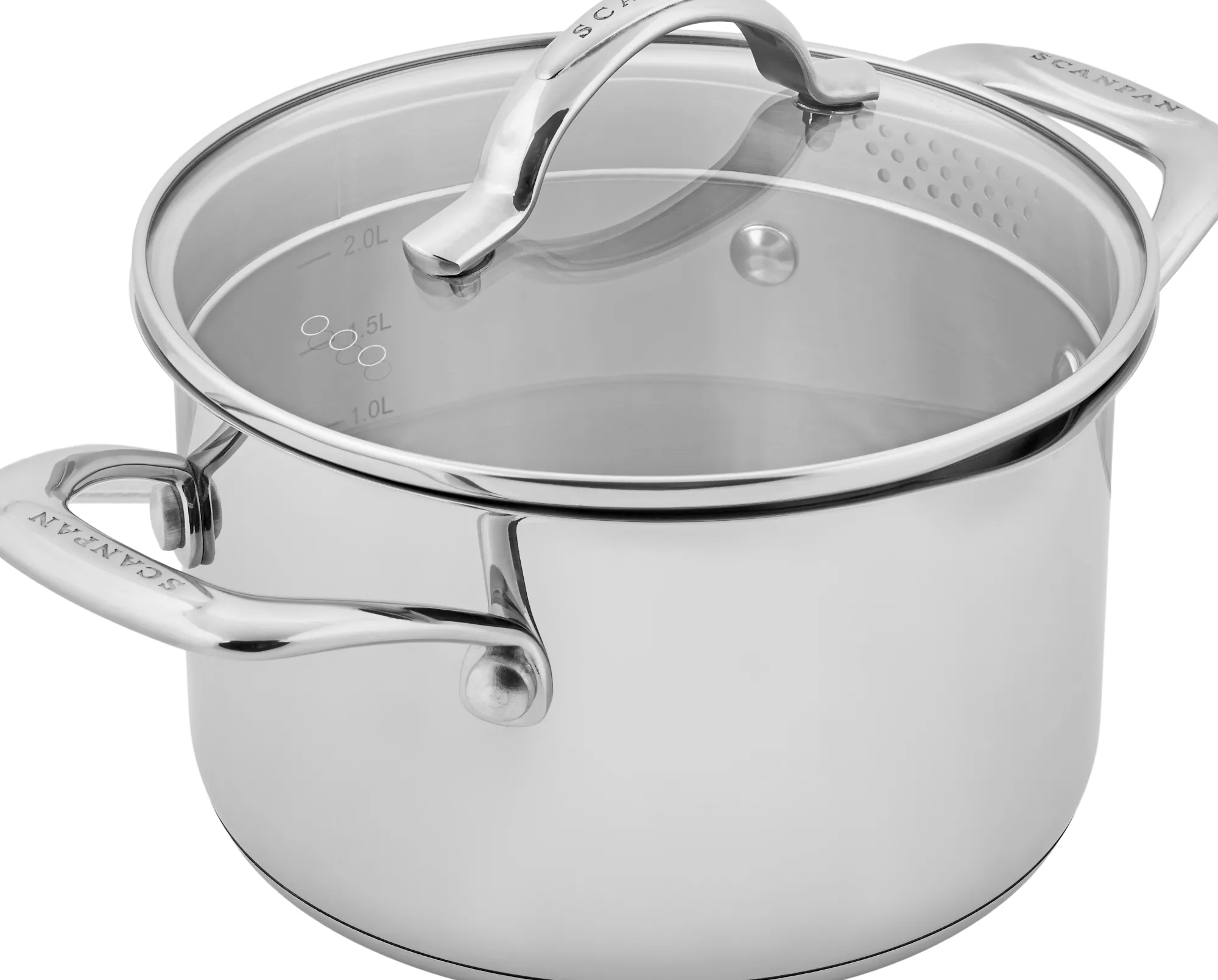 SCANPAN Topfsortiment>18 cm/2,5 L Kochtopf mit Deckel - STS
