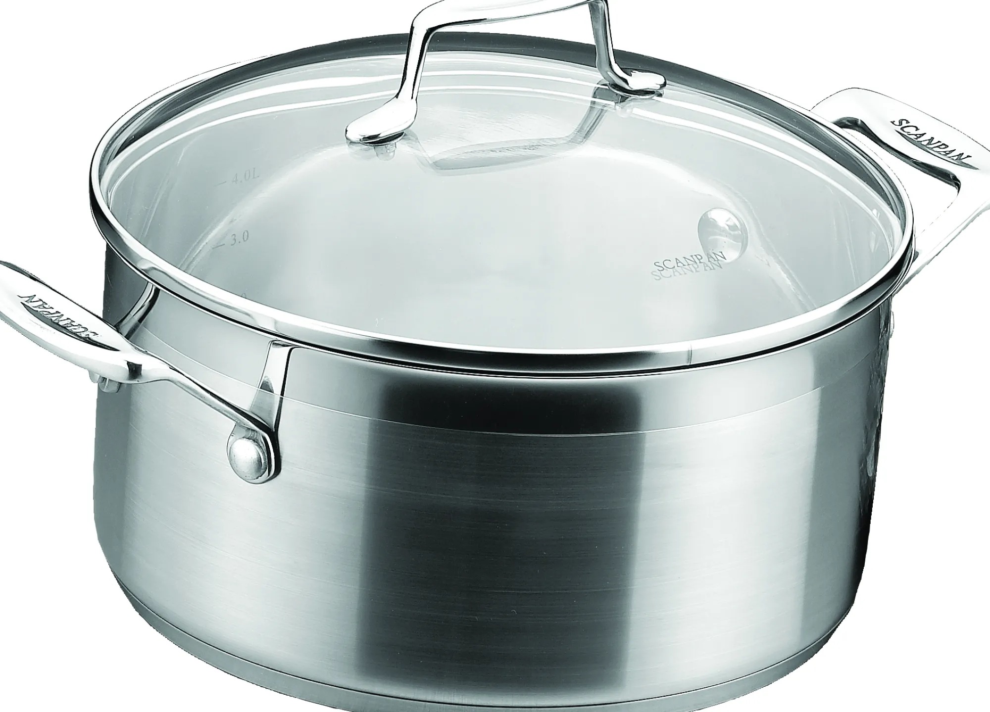SCANPAN Topfsortiment>24 cm/4,8 L Kochtopf mit Deckel - Impact