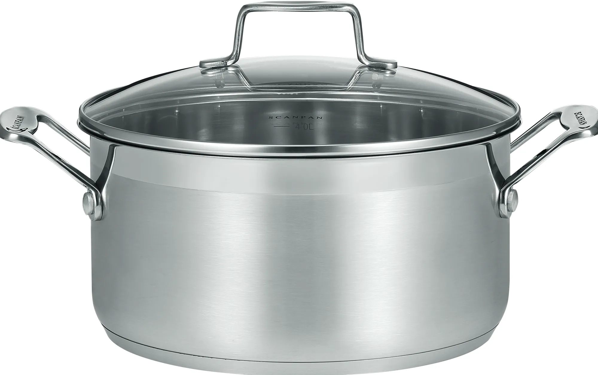 SCANPAN Topfsortiment>24 cm/4,8 L Kochtopf mit Deckel - Impact