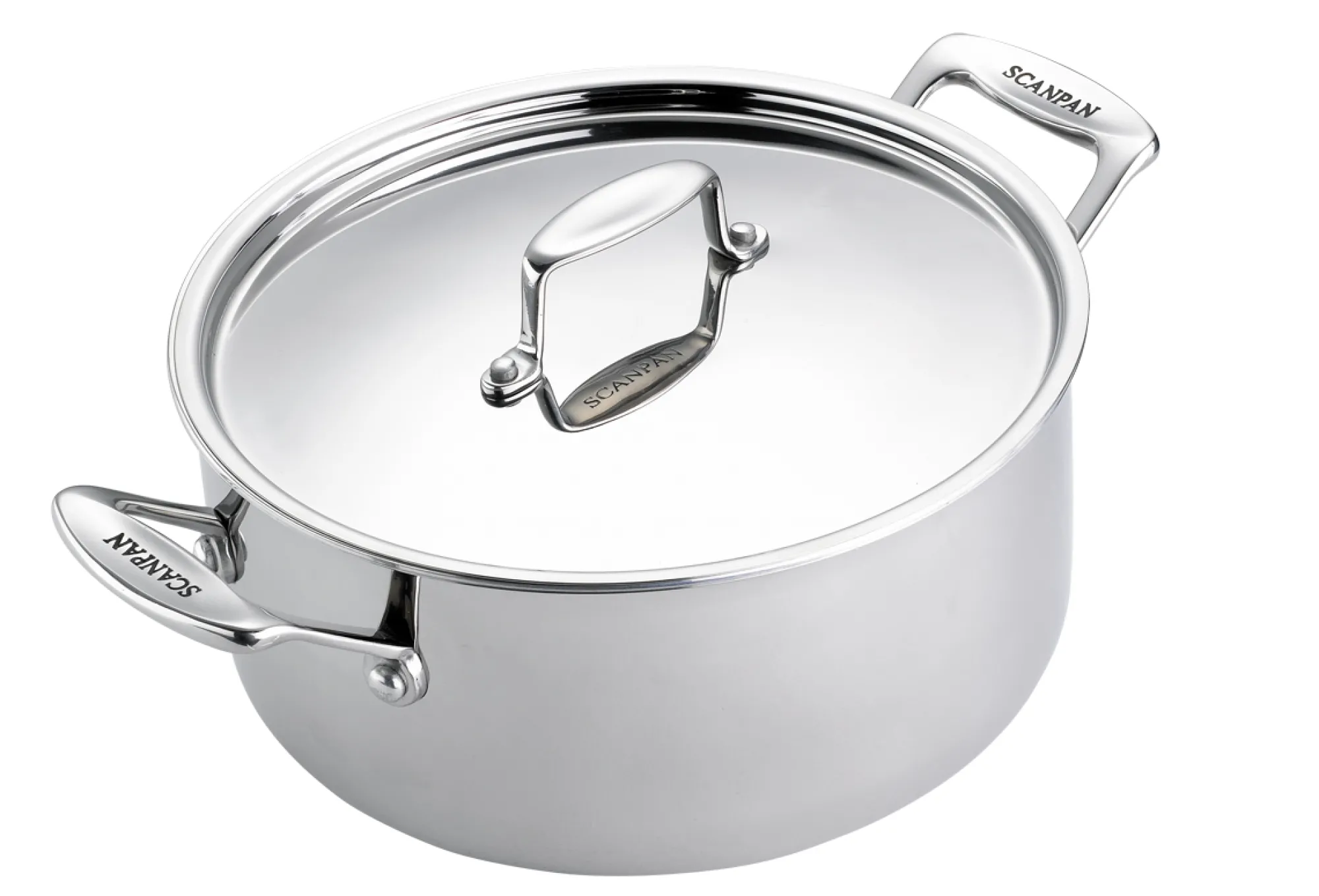 SCANPAN Topfsortiment>24 cm/5,0 L Kochtopf mit Deckel - Fusion 5