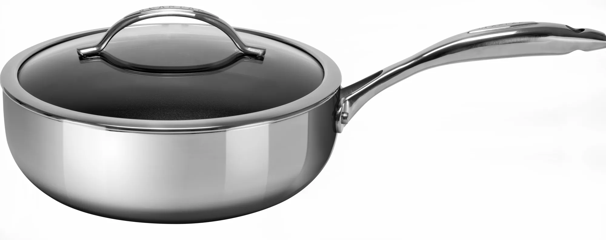 SCANPAN Schmorpfannen|Spezialpfannen>26 cm/3,7 L Schmorpfanne mit Deckel, tief - HaptIQ