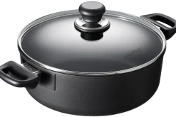 SCANPAN Schmorpfannen|Topfsortiment>26 cm/4,0 L Schmortopf mit Deckel - Classic Induktion