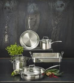 SCANPAN Stielkasserollen>16 cm/1,8 L Stielkasserolle mit Deckel - Impact