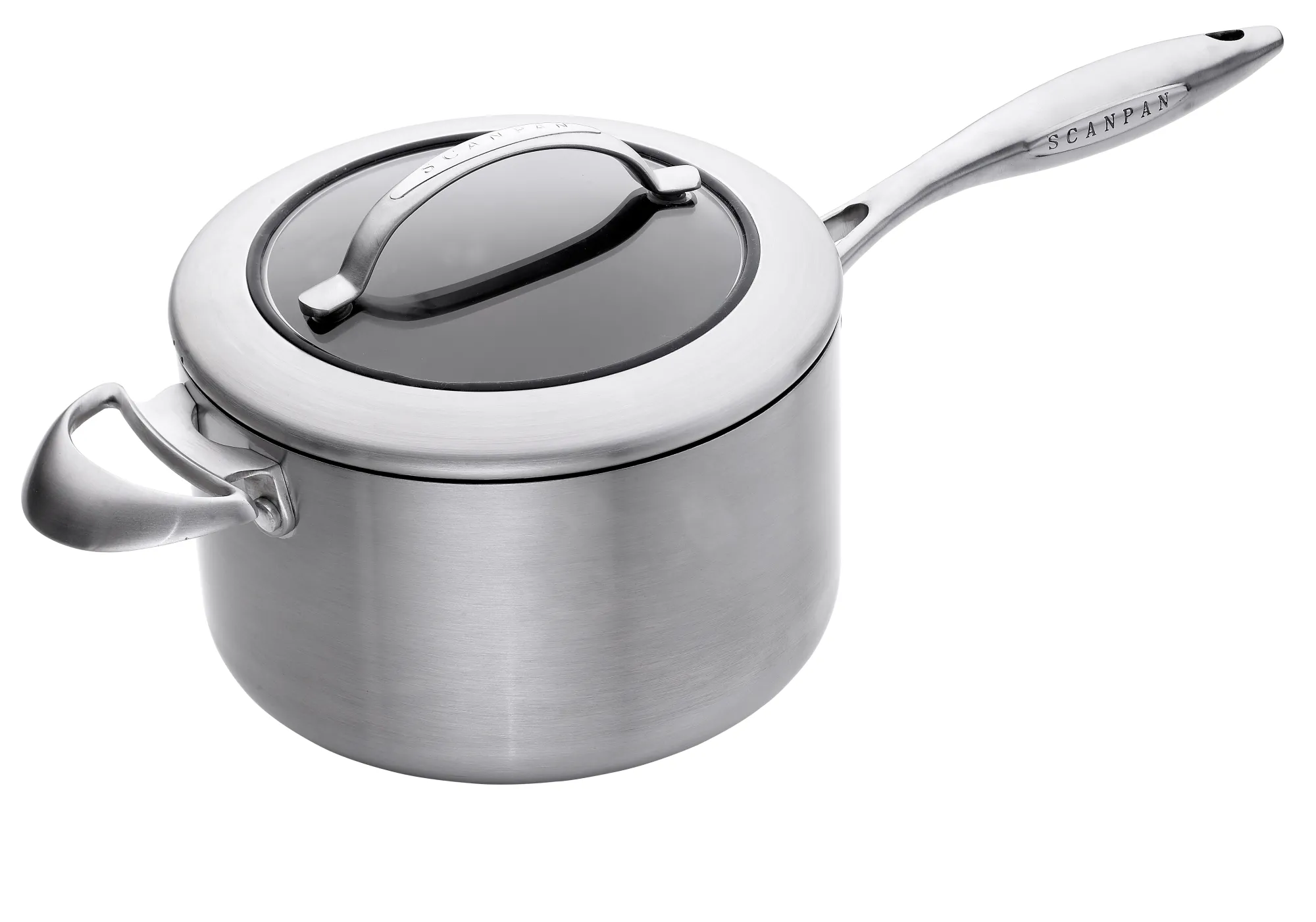 SCANPAN Stielkasserollen>20 cm/3,5 L Stielkasserolle mit Deckel - CTX