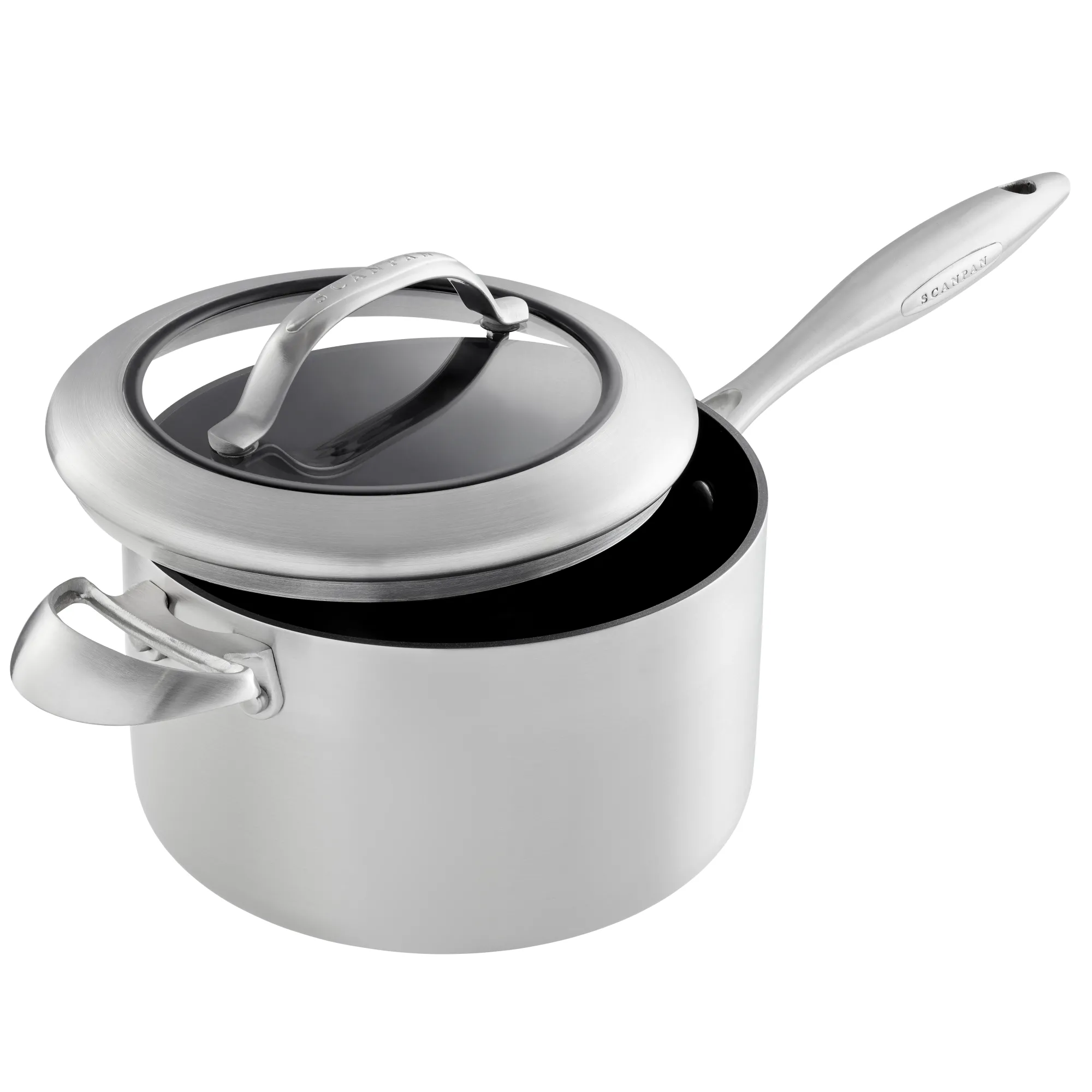 SCANPAN Stielkasserollen>20 cm/3,5 L Stielkasserolle mit Deckel - CTX