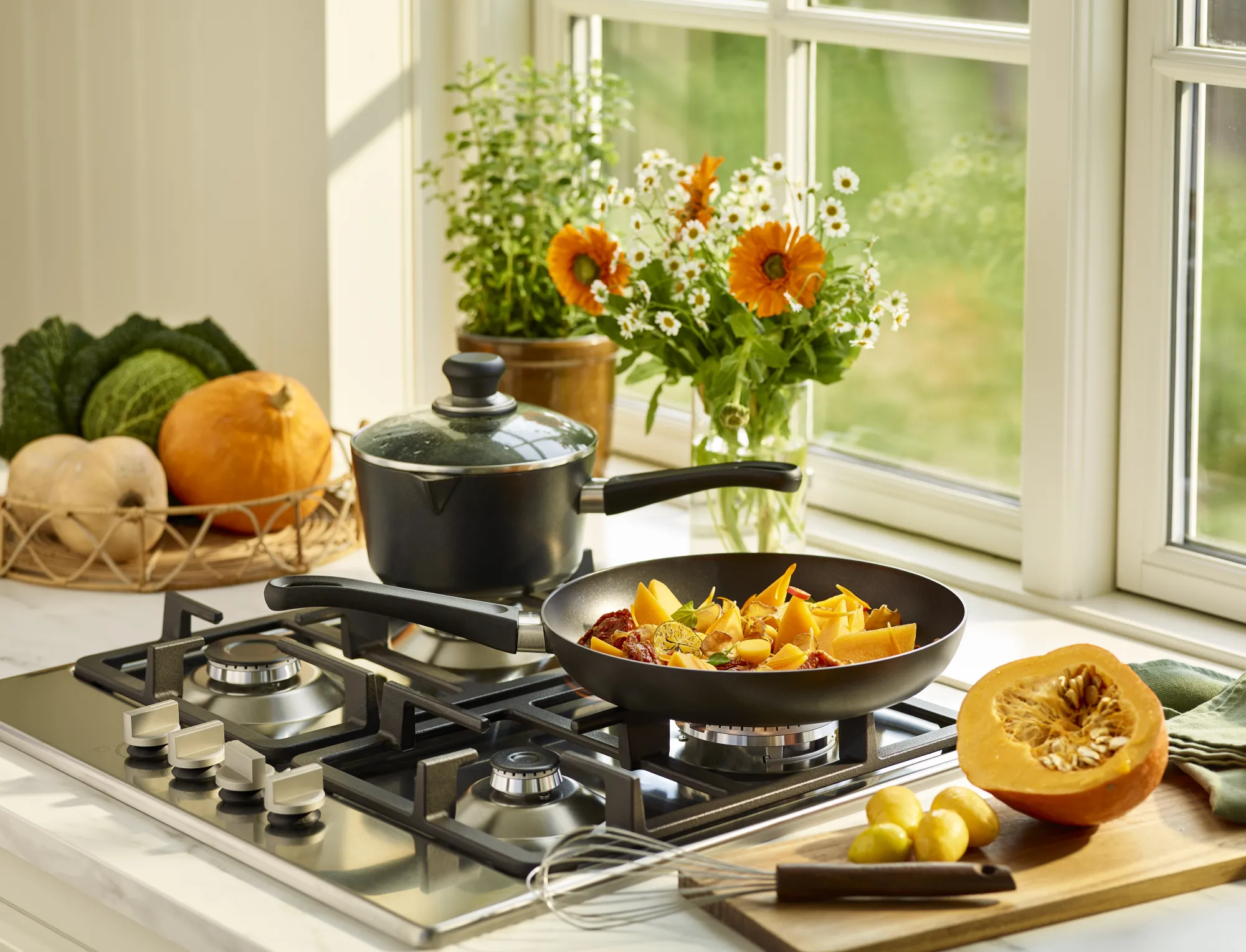 SCANPAN Stielkasserollen>18 cm/1,8 L Stielkasserolle mit Deckel - Classic Induktion