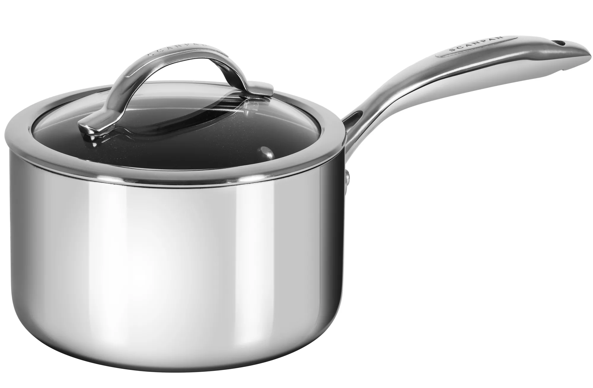SCANPAN Stielkasserollen>16 cm/1,8 L Stielkasserolle mit Deckel - HaptIQ