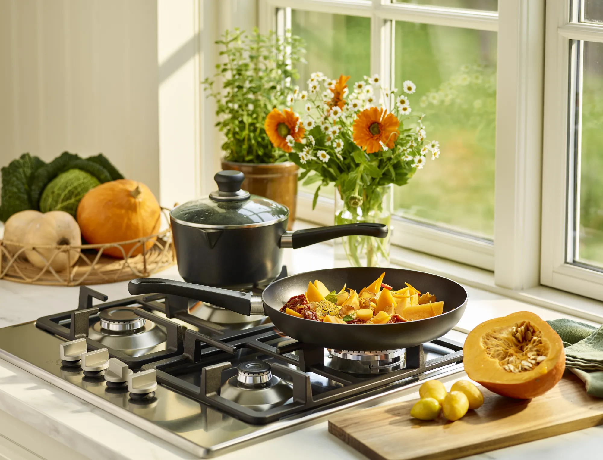 SCANPAN Stielkasserollen>18 cm/1,8 L Stielkasserolle mit Deckel - Classic