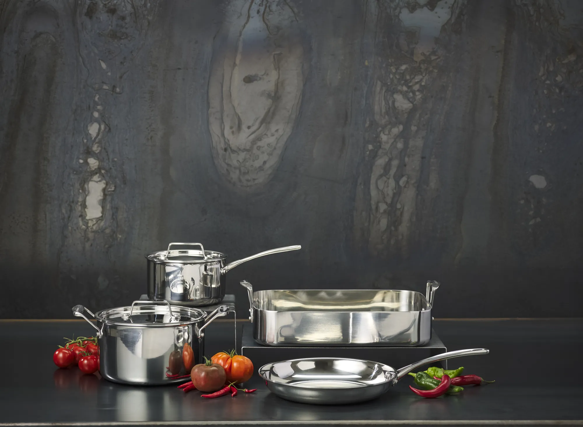SCANPAN Stielkasserollen>16 cm/1,9 L Stielkasserolle mit Deckel - Fusion 5