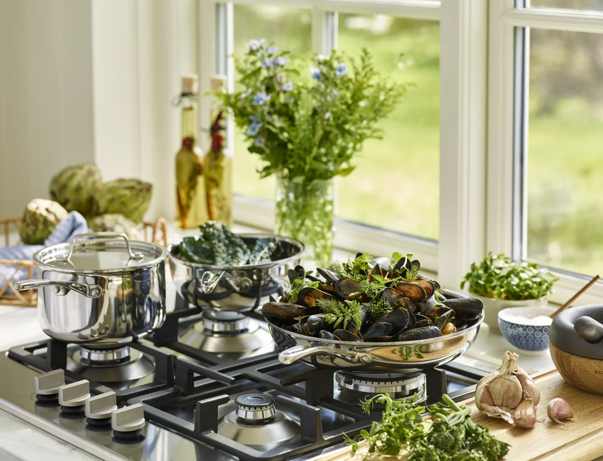 SCANPAN Stielkasserollen>16 cm/1,9 L Stielkasserolle mit Deckel - Fusion 5