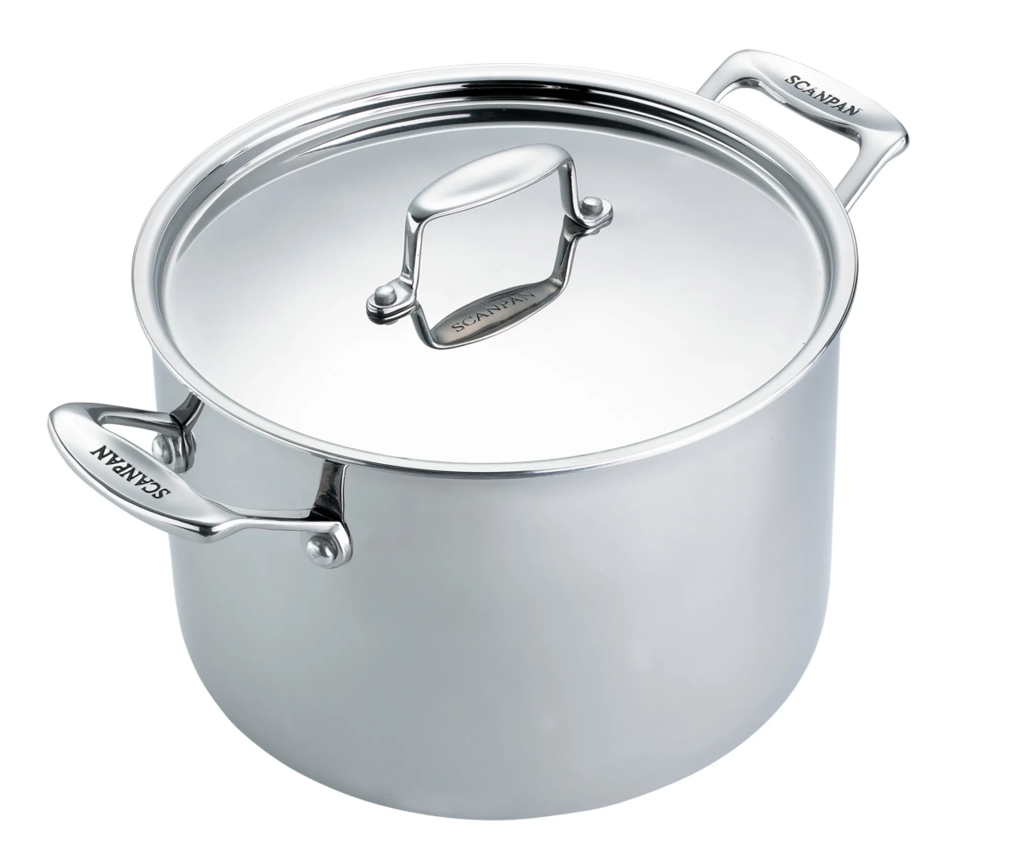 SCANPAN Topfsortiment>24 cm/7,6 L Suppetopf mit Deckel - Fusion 5