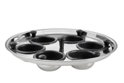 SCANPAN Spezialpfannen|Spezialtöpfe>26 cm Pochiereinsatz, 6 Schalen - TechnIQ