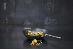 SCANPAN Pfannen|Woks>30 cm Wok mit Banderole - Black Iron