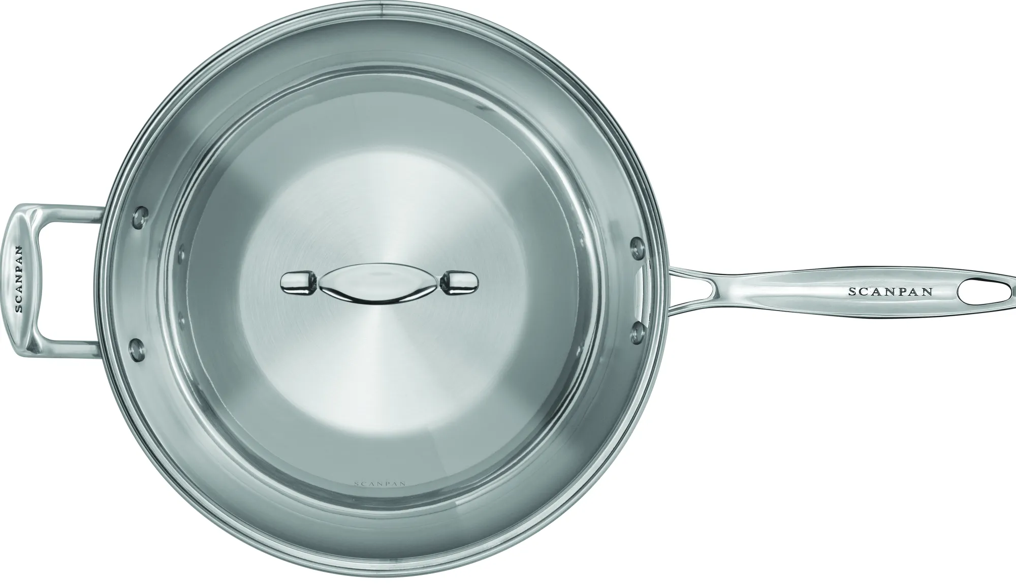 SCANPAN Woks>32 cm Wok mit Deckel - Impact