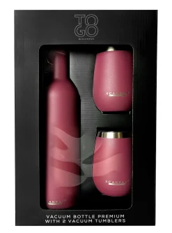 SCANPAN Premium Thermoflasche|Geschenkset Premium>Geschenkset Premium, Persian Red - TO GO PersianRed