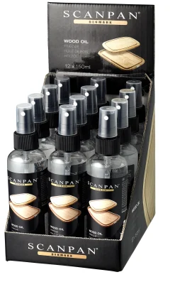 SCANPAN Messerzubehör|Reinigung Und Pflege>Holzpflegeöl mit Pumpflasche, 12x150 ml