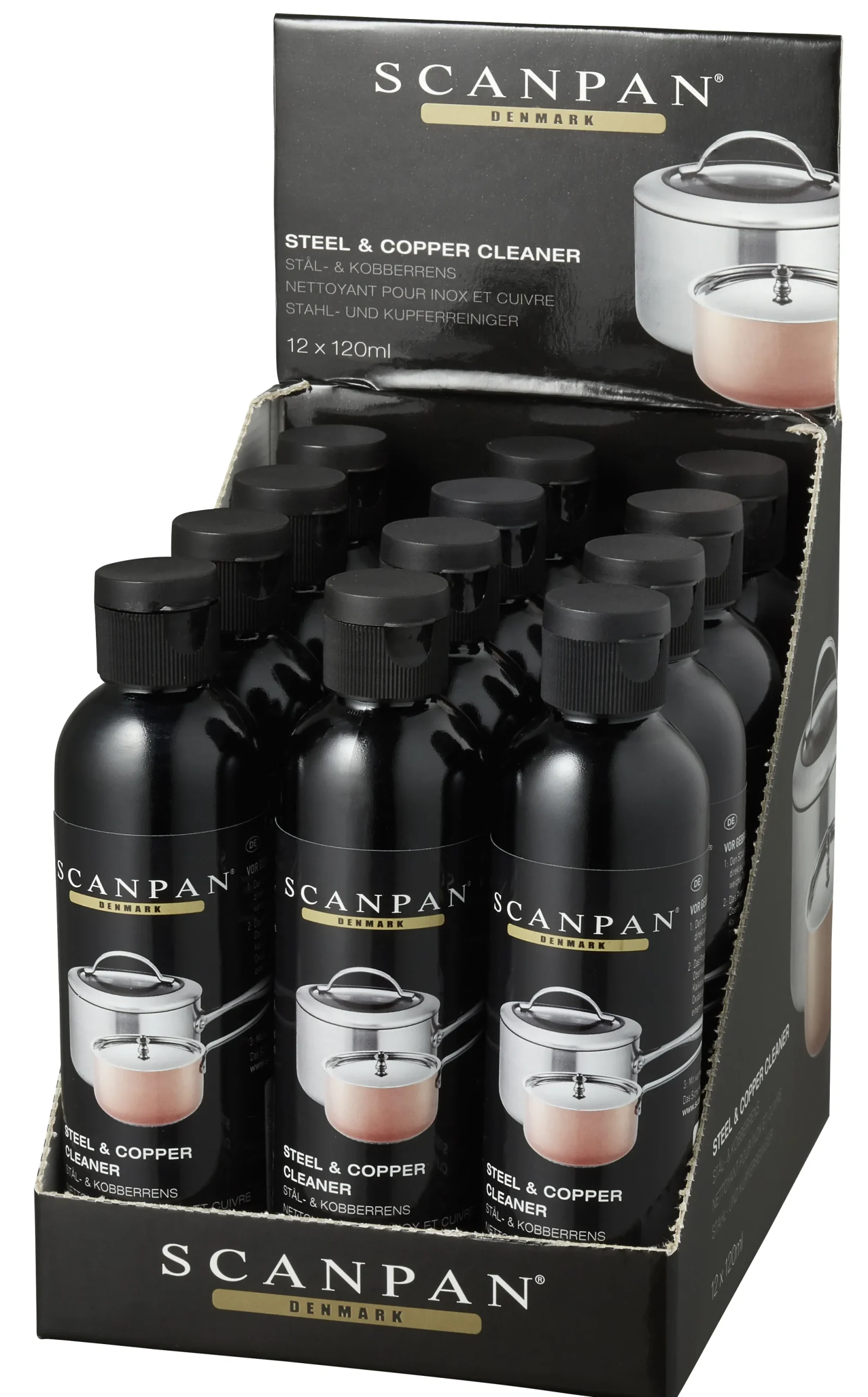 SCANPAN Reinigung Und Pflege>Stahl- und Kupferreiniger, 12x 120 ml