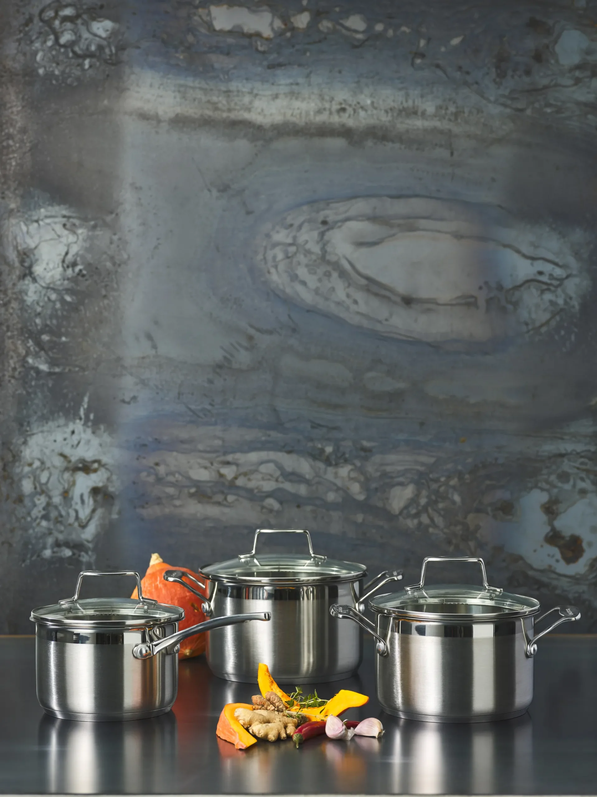 SCANPAN Topfsortiment|Stielkasserollen>3-tlg. Kochtopf-Set - Impact
