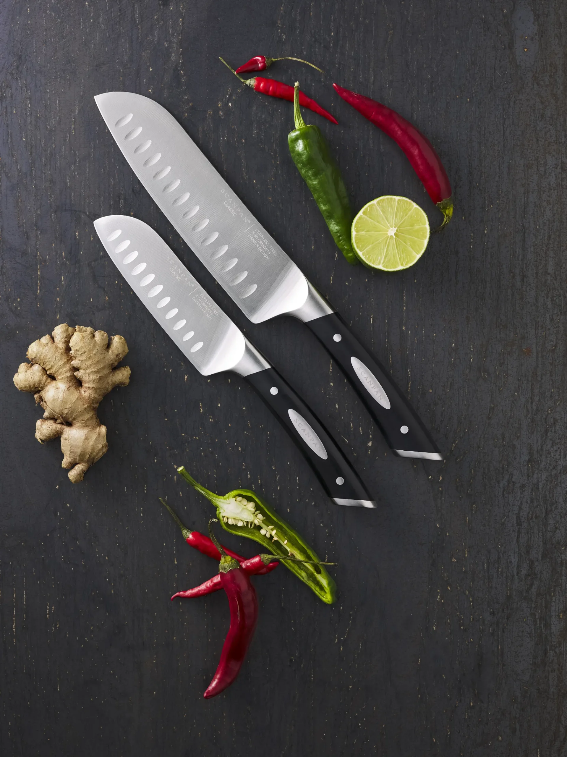 SCANPAN Fleischmesser|Messer-sets>2-tlg. Santoku-Set - Classic