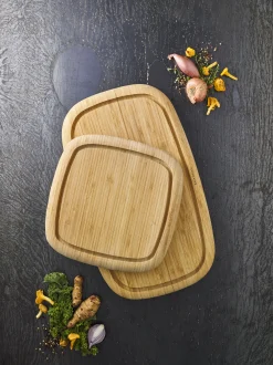 SCANPAN Messerzubehör|Schneidebretter>30x30 cm Hackbrett, Bambus - Classic